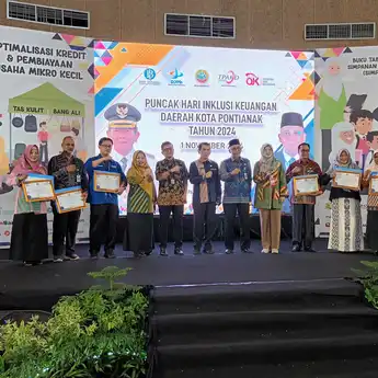 Puncak Hari Inklusi Keuangan Pontianak Dorong Siswa Untuk Rajin Menabung 