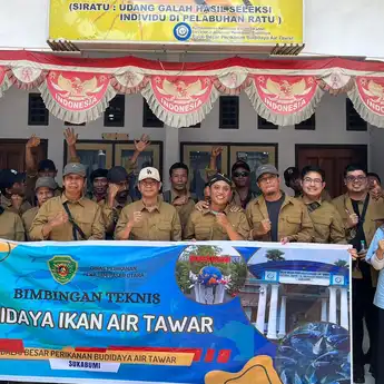 16 Pembudidaya PPU Ikuti Bimtek Budidaya Ikan Air Tawar di Sukabumi