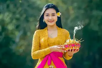 Ilustrasi gadis Bali