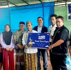 Wujud Kepedulian BRI Berbagi Bahagia di Masjid Nurut Taqwa Melendeng