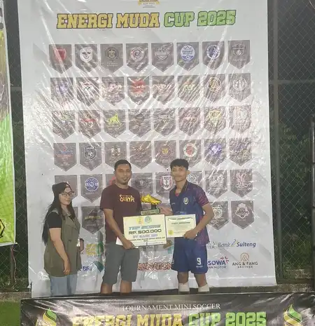 Junjung Tinggi Sportiftas dan Prestasi, BRI Cabang Morowali  Dukung Turnamen Mini Soccer Energi Cup 2025