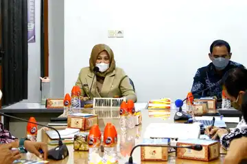 Rapat persiapan PTM di Makassar bersama dewan pendidikan 
