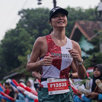 Sambutan Warga Kian Semarakkan Perhelatan Borobudur Marathon 2022