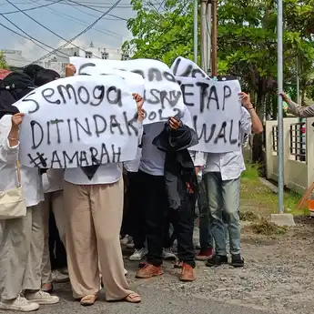 Dugaan Ijazah Palsu Caleg, AMARAH Kalsel Datangi Ditkrimsus Polda