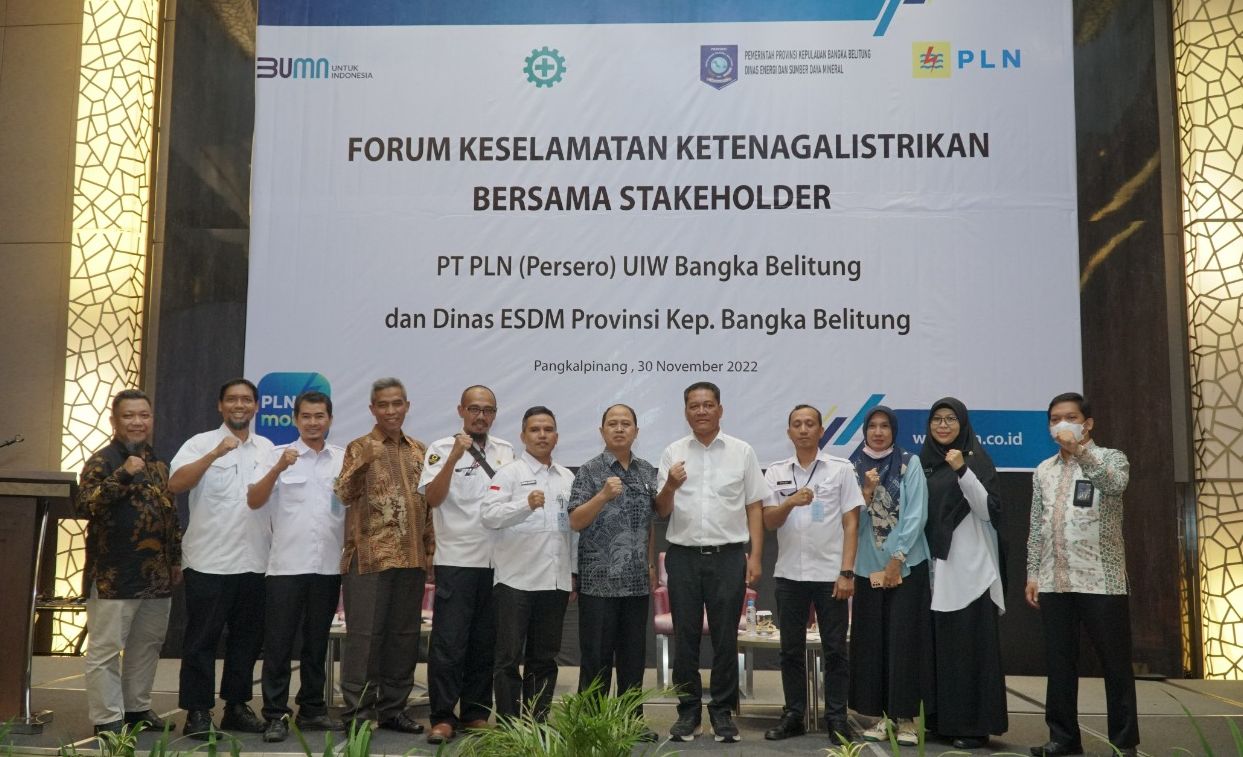 Bersama Pemerintah Provinsi Kepulauan Bangka Belitung, Dinas Energi dan Sumber Daya Mineral (Dinas ESDM) bersama PLN Babel menggelar acara Forum Keselamatan Ketenagalistrikan