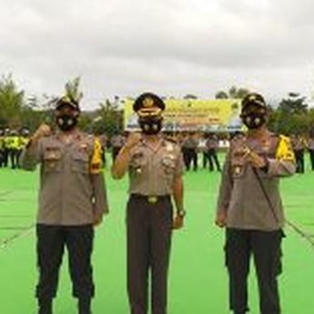 Personel Polres Bangka Barat Raih Kenaikan Pangkat Pengabdian