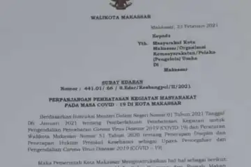 Surat edaran pembatasan jam malam di makassar sampai 9 maret 2021