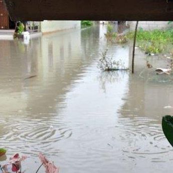 Ratusan Rumah di Parit Pekir Terendam Air, Kaling Minta Talud Ditinggikan