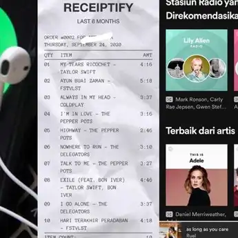 Playlist Lagu ‘Struk Belanja’ Digandrungi, Amankah Akun Spotifynya? 
