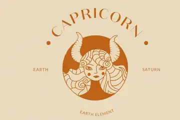 Ilustrasi zodiak Capricorn