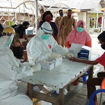 Gugus Tugas Pangkalpinang Gelar Swab dan Rapid Test Massal di Air Itam