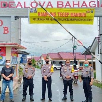 Polres Pangkalpinang Tinjau Tiga Lokasi Kampung Tegep Mandiri