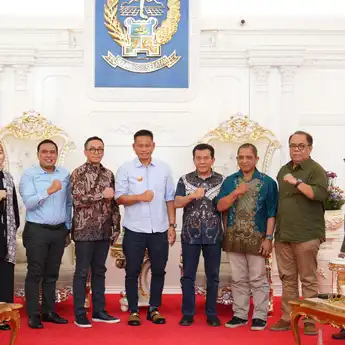 Bertemu Prof Fadjry, PT Vale Bahas Pengembangan Investasi di Sulsel