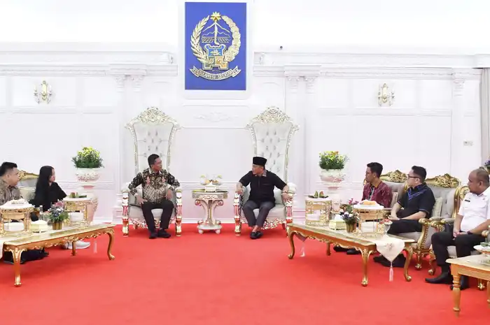 Pj Gubernur Terima Kedatangan Deputi Bidang Keamanan Siber BSSN 